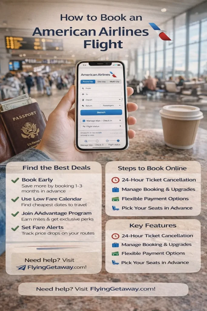 American Airlines flight Booking