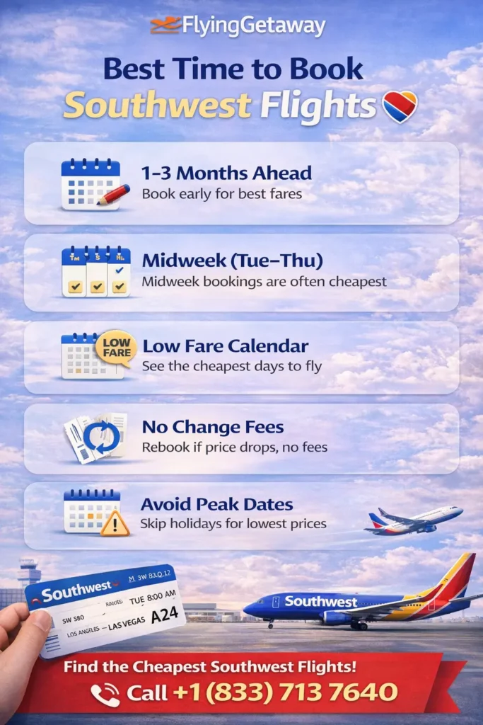 best time to book southwest flights