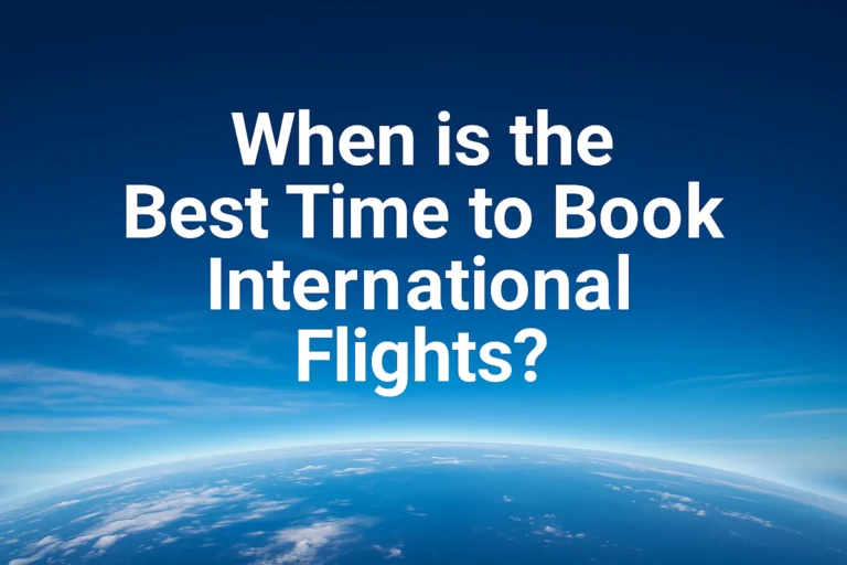Best Time to Book International Flights