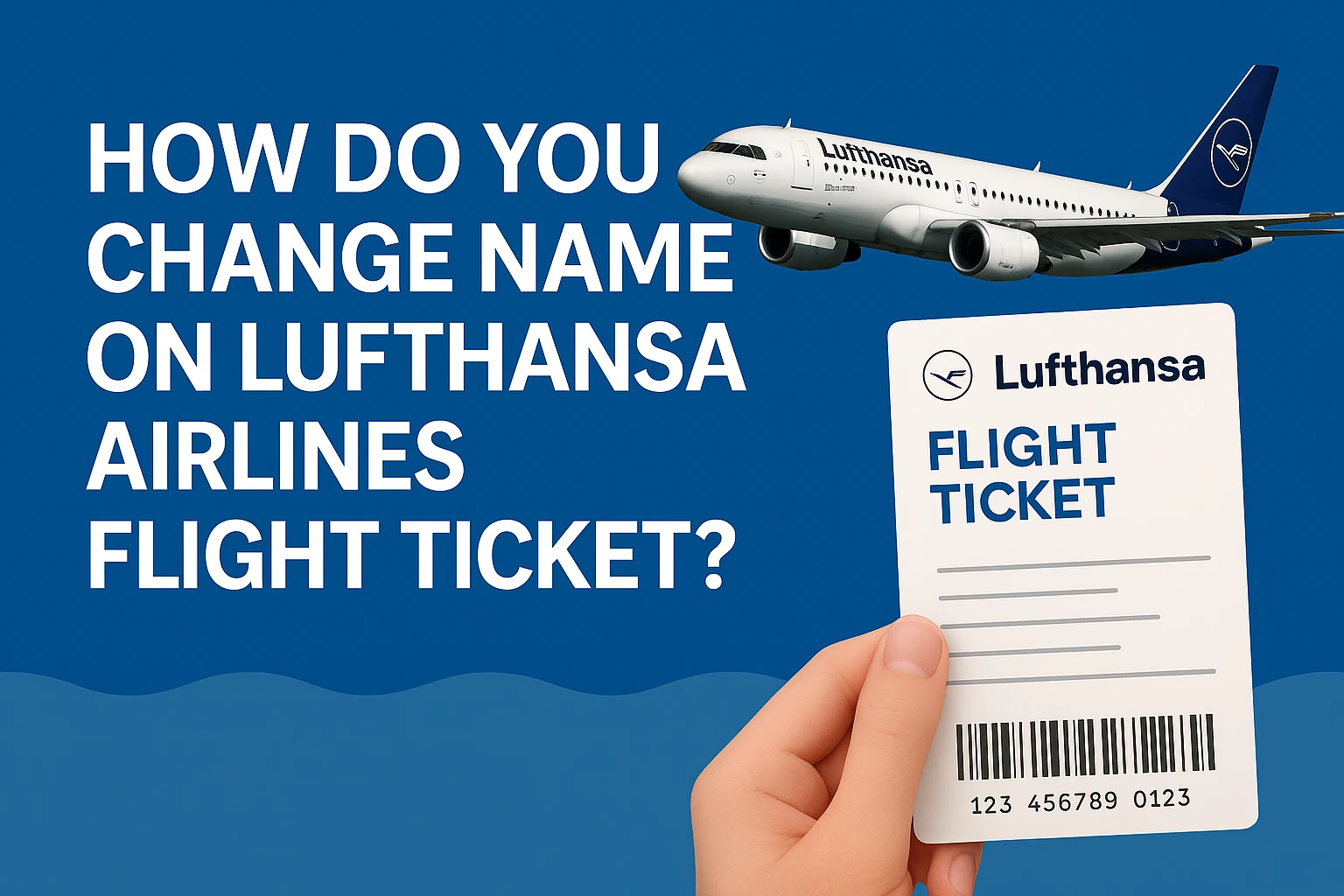 Change Name on Lufthansa Airlines Flight Ticket