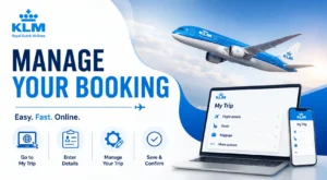 KLM manage booking