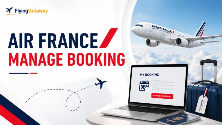 manage Air France flight