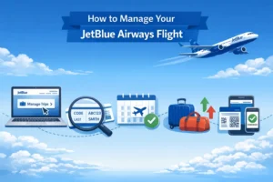 manage JetBlue Airways flight