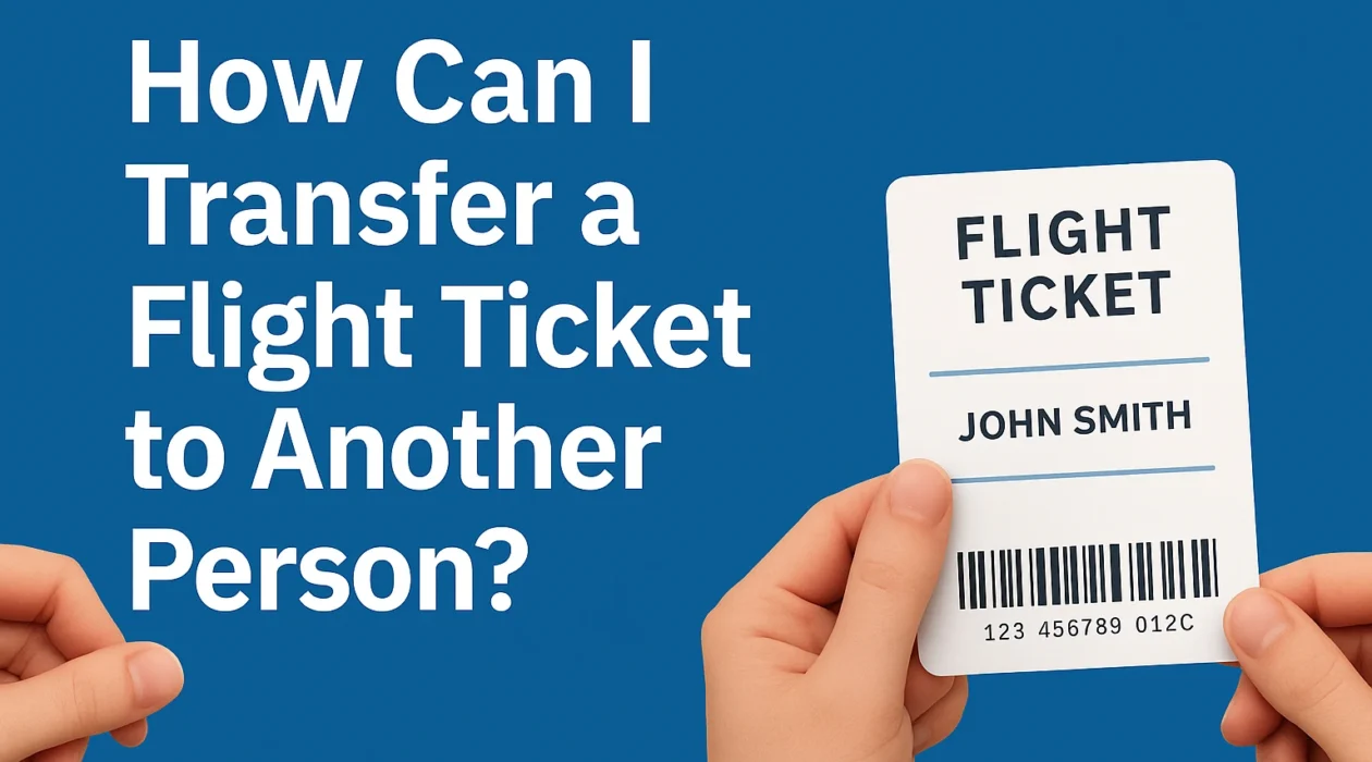 Transfer a Flight Ticket to Another Person