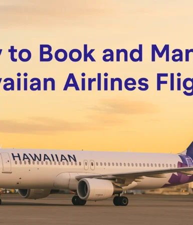 book and manage hawaiian airlines flight