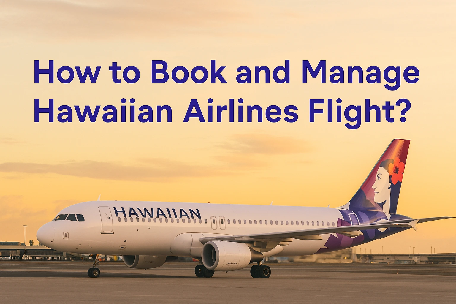 book and manage hawaiian airlines flight