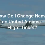 change name on united airlines flight ticket