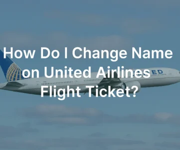 change name on united airlines flight ticket