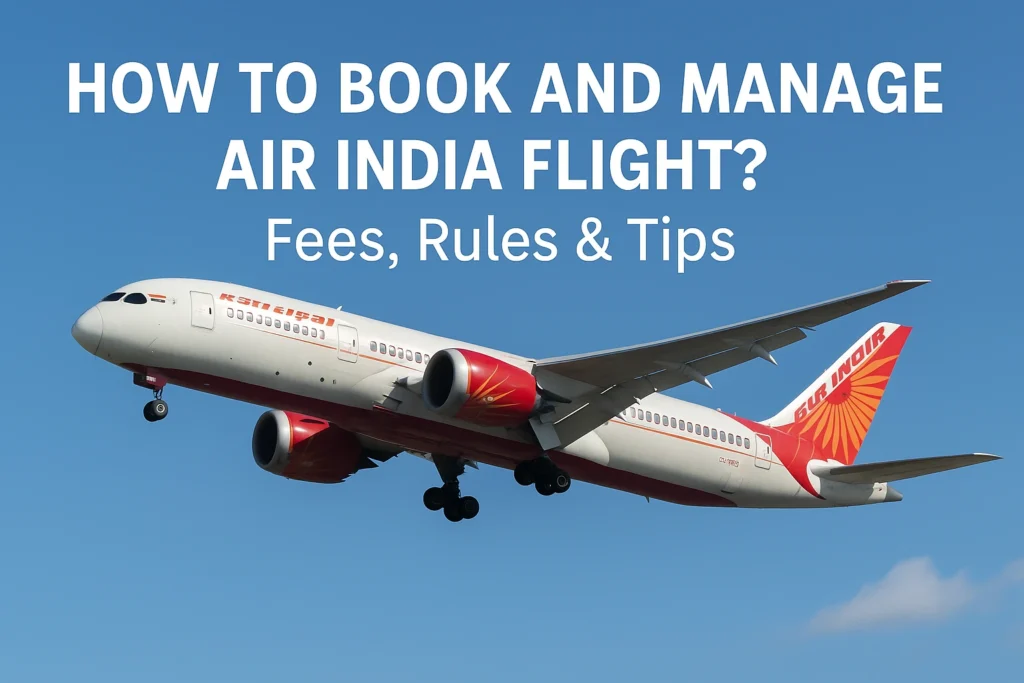 manage air india flight
