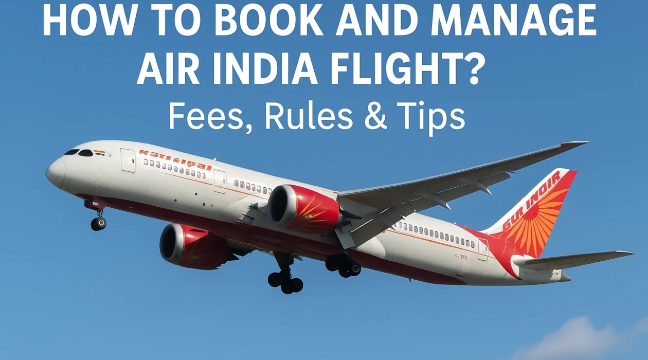 manage air india flight