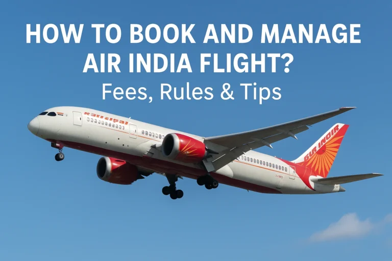 manage air india flight