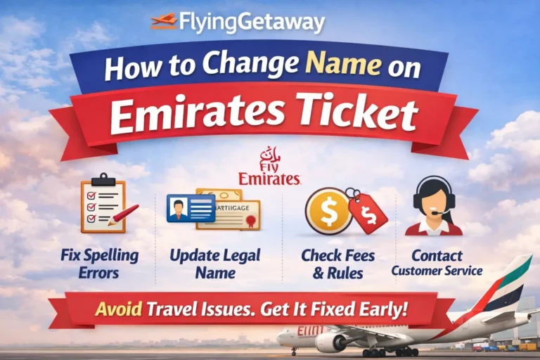 Change Name on Emirates Ticket