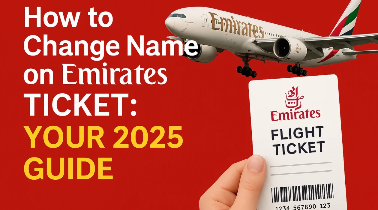 Change Name on Emirates Ticket