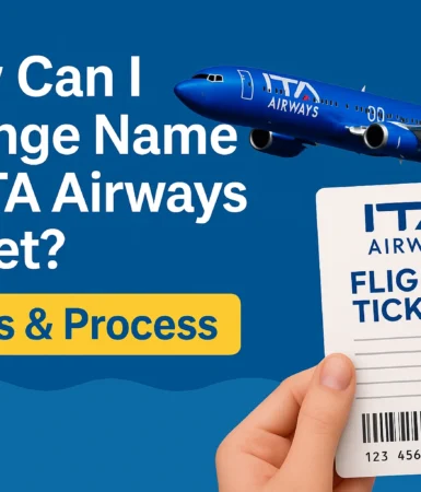 Change Name on ITA Airways Ticket