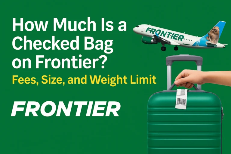 Checked Bag on Frontier