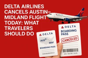 Delta Airlines cancels Austin–Midland flights