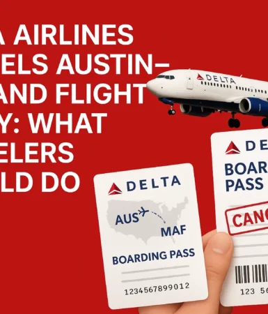 Delta Airlines cancels Austin–Midland flights