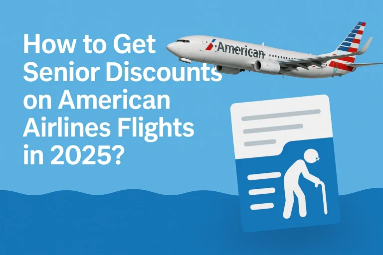 Get Senior Discounts on American Airlines Flights
