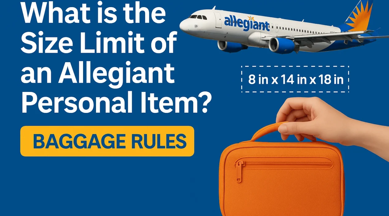 Size Limit of an Allegiant Personal Item