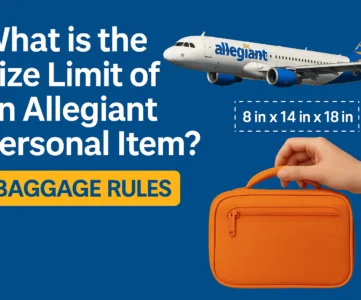Size Limit of an Allegiant Personal Item