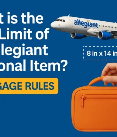 Size Limit of an Allegiant Personal Item