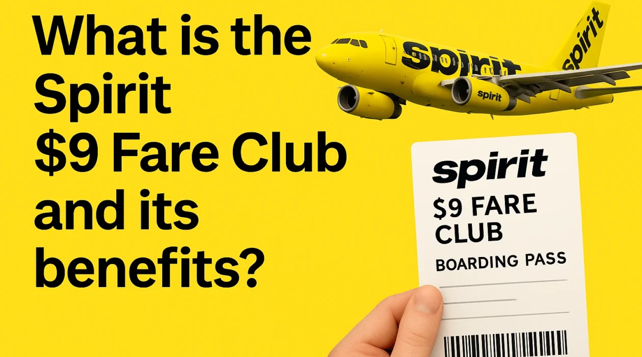 Spirit 9 dollar Fare Club