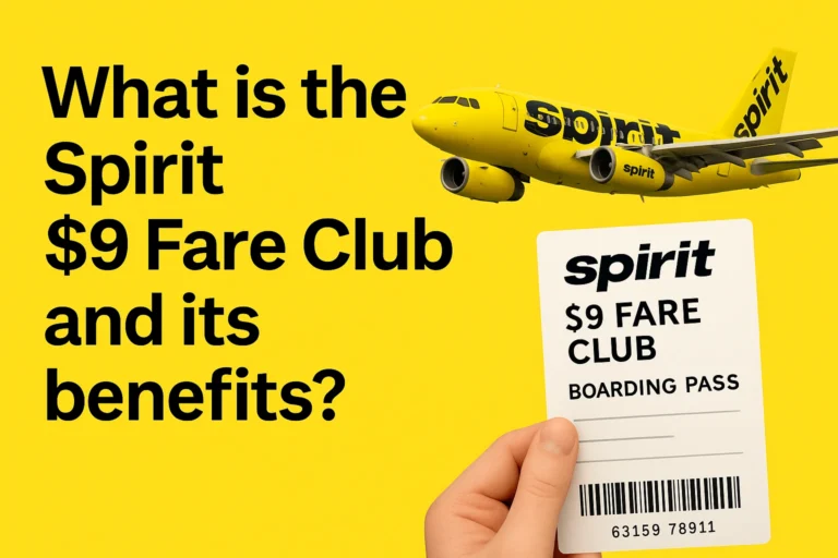 Spirit 9 dollar Fare Club