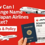 Change Name on Japan Airlines Ticket