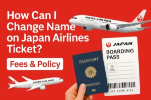Change Name on Japan Airlines Ticket