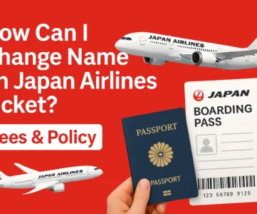 Change Name on Japan Airlines Ticket