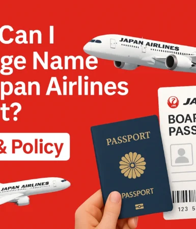 Change Name on Japan Airlines Ticket