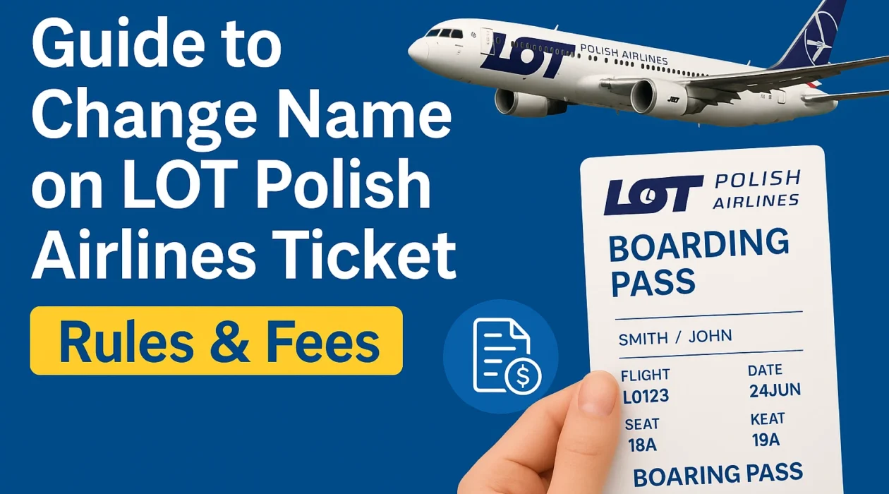 Change Name on LOT Polish Airlines Ticket