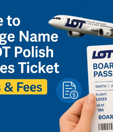 Change Name on LOT Polish Airlines Ticket