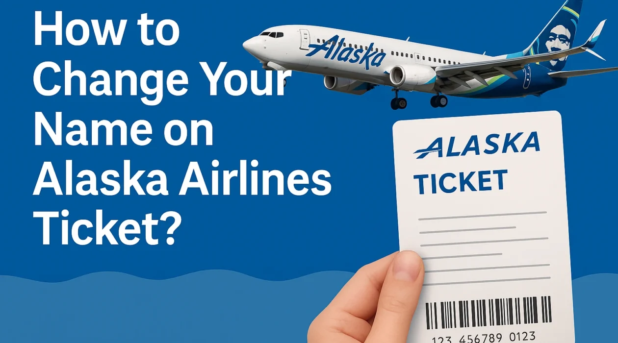 Change Your Name on Alaska Airlines Ticket