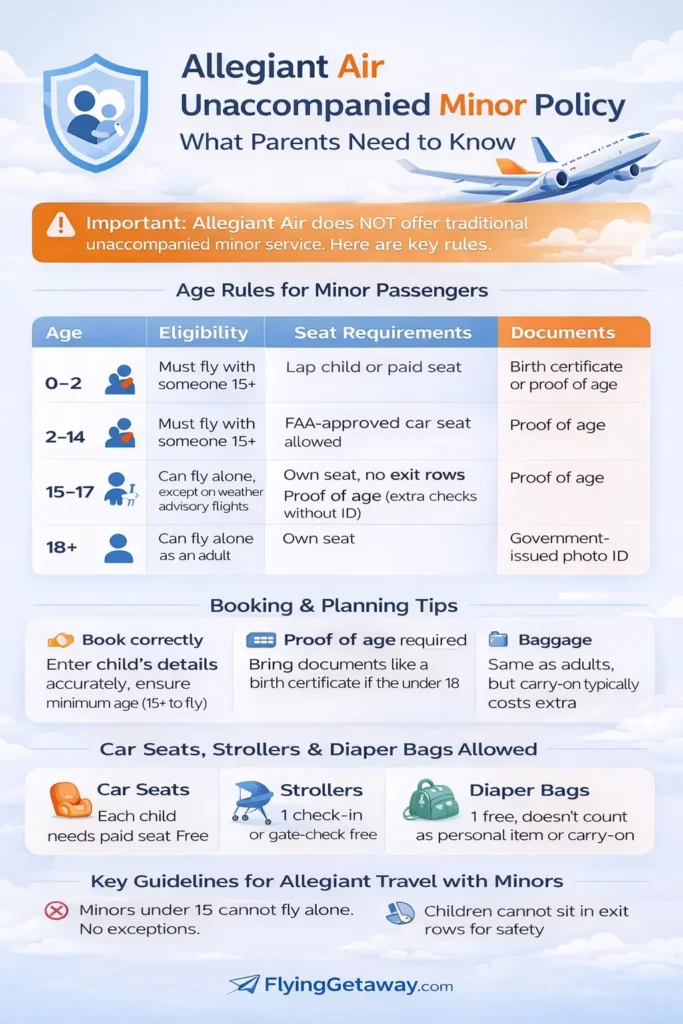 Allegiant Air Unaccompanied Minor