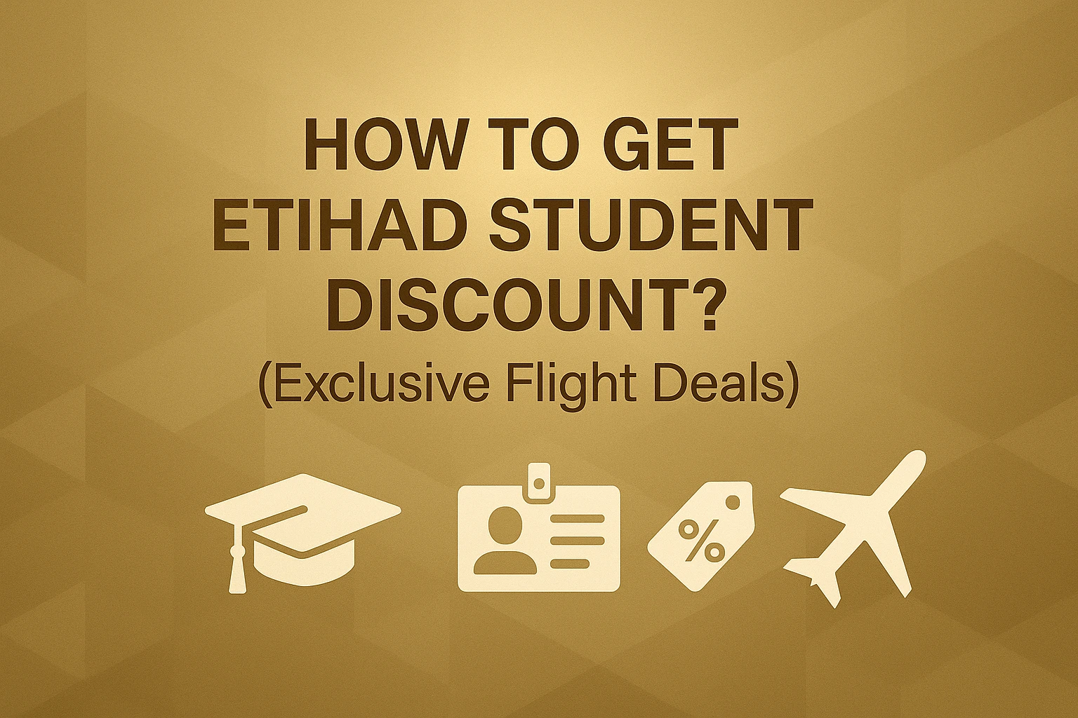 Etihad Student Discount