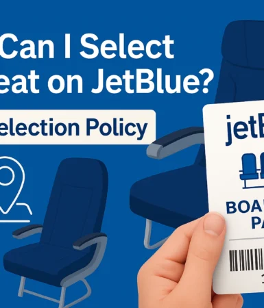 JetBlue Seat Selection