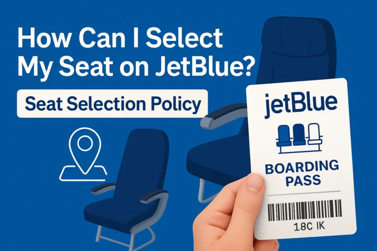 JetBlue Seat Selection