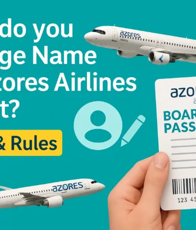 change name on Azores Airlines ticket