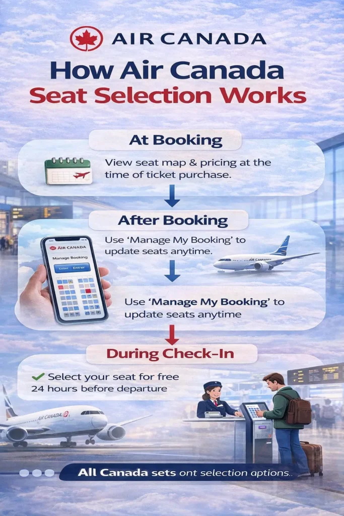 Air Canada seat selection