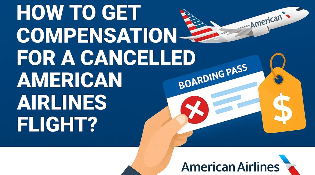 American Airlines cancelled flight compensation