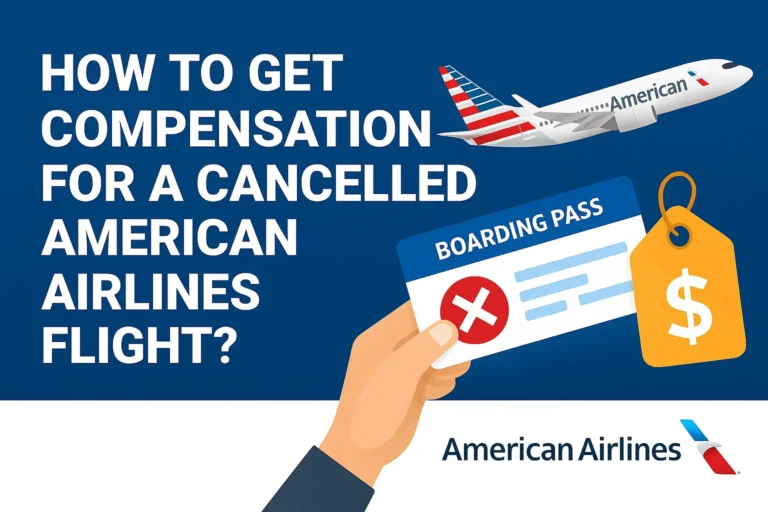 American Airlines cancelled flight compensation