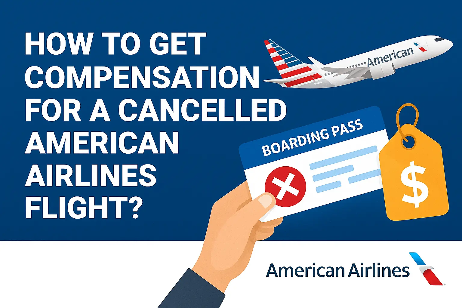 American Airlines cancelled flight compensation