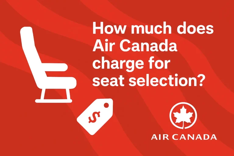 Air Canada seat selection