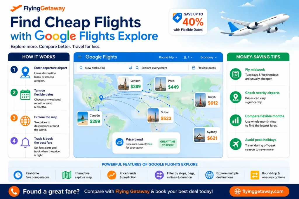 Google Flights Explore
