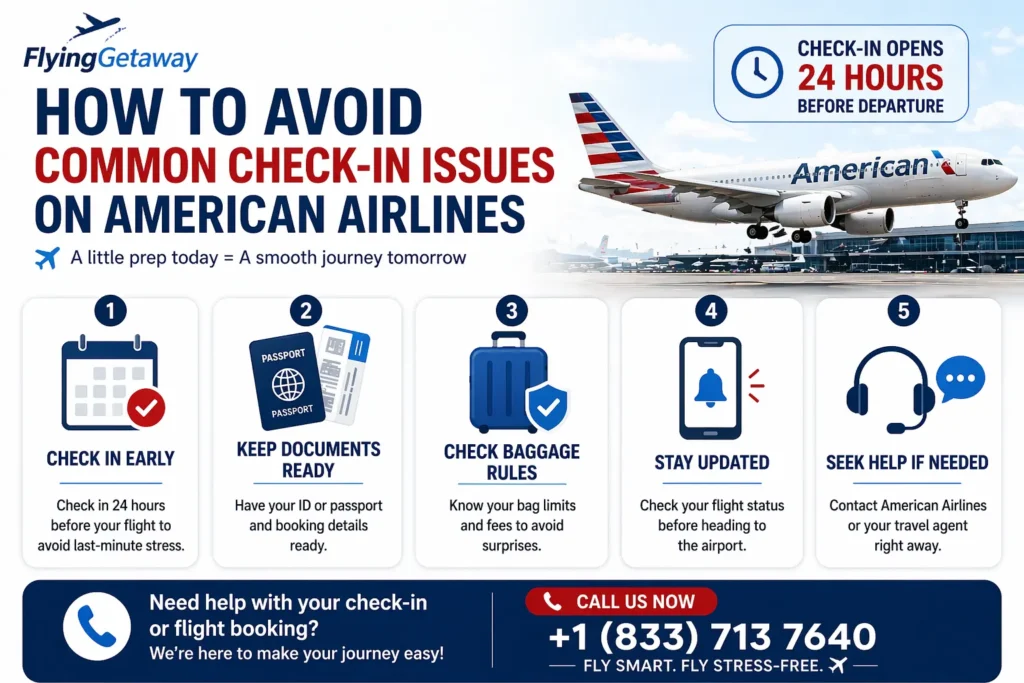 American Airlines check-in 