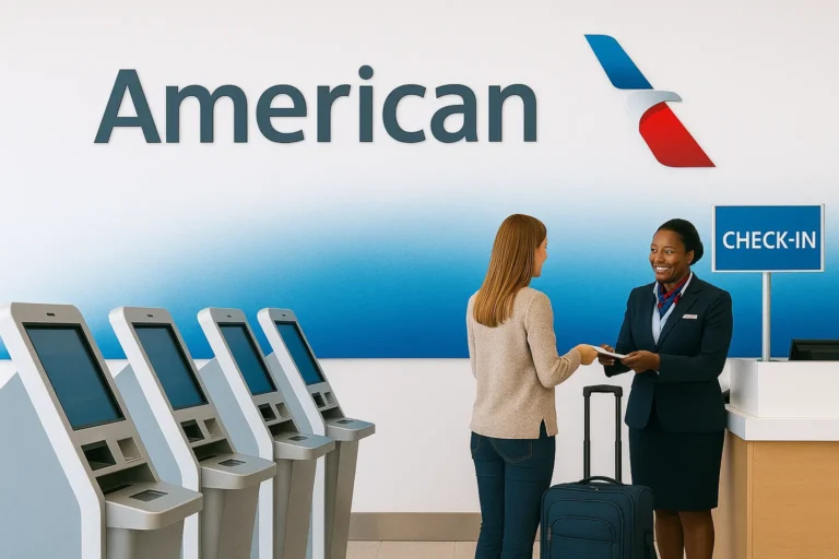 American Airlines check-in 