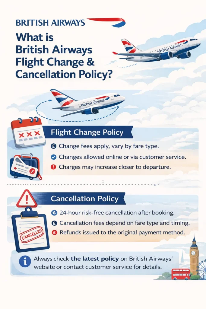 British Airways Flight Change Policy