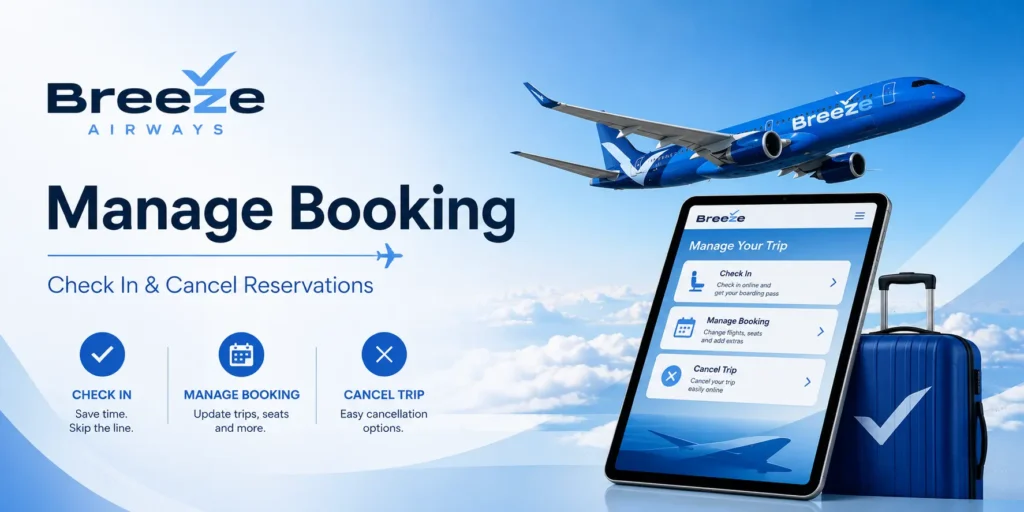 Breeze Airways Manage Booking
