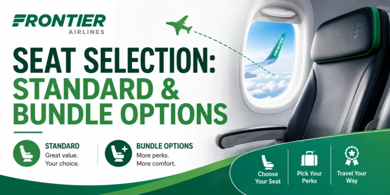 Frontier Airlines seat selection